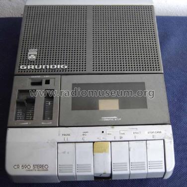 Cassette Recorder CR 590 Stereo; Grundig Radio- (ID = 1509390) R-Player