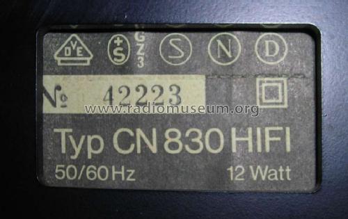 CN830TP Super HiFi; Grundig Radio- (ID = 1191249) R-Player
