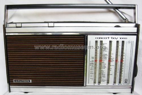 Concert-Boy 1000; Grundig Radio- (ID = 2225588) Radio