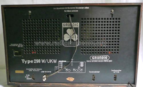 Drucktastensuper 298W/UKW; Grundig Radio- (ID = 463755) Radio