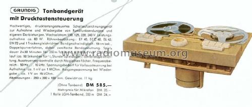 Tonbandgerät Einbauchassis STD; Grundig Radio- (ID = 2841810) R-Player