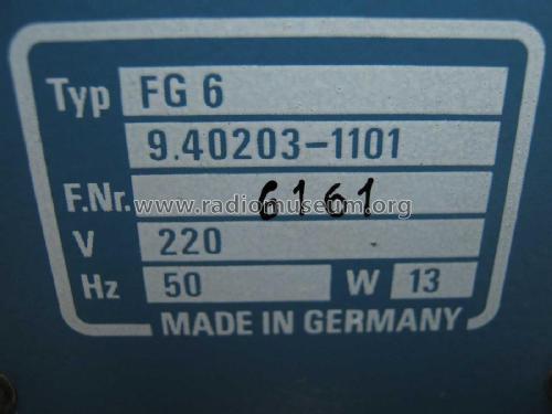 Farbgenerator FG6; Grundig Radio- (ID = 2289054) Equipment