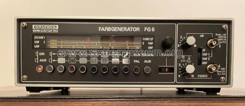 Farbgenerator FG6; Grundig Radio- (ID = 2768932) Equipment