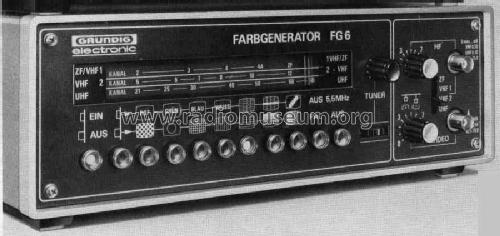 Farbgenerator FG6; Grundig Radio- (ID = 429625) Equipment