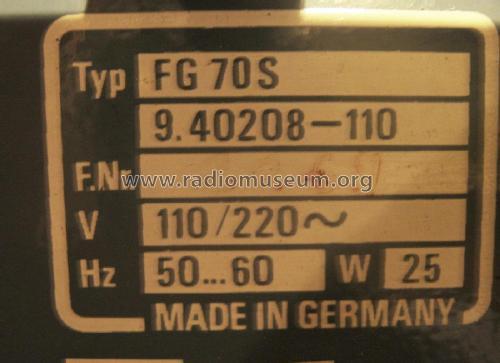Farbgenerator FG 70 Stereo; Grundig Radio- (ID = 2459574) Equipment