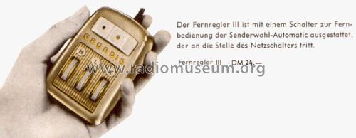 Fernregler III ; Grundig Radio- (ID = 2158246) Diverses