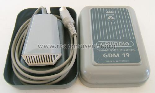 GDM 19; Grundig Radio- (ID = 993490) Microphone/PU