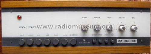 Hi-Fi-Stereo-Vollverstärker SV50; Grundig Radio- (ID = 926013) Ampl/Mixer