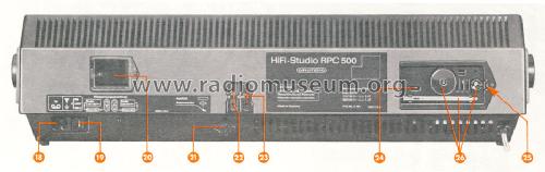 HiFi-Studio RPC500; Grundig Radio- (ID = 1036658) Radio