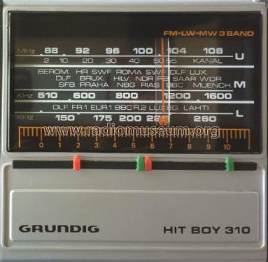 Hit-Boy 310; Grundig Radio- (ID = 1516730) Radio