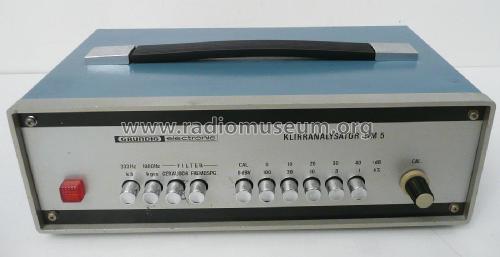 Klirranalysator KM5; Grundig Radio- (ID = 1986018) Equipment
