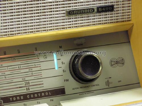 Konzertgerät 5490 Stereo/U; Grundig Radio- (ID = 68990) Radio