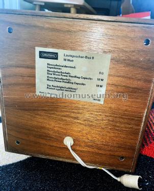 Lautsprecher-Box 8; Grundig Radio- (ID = 2837620) Speaker-P