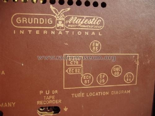 Majestic 1055 USA; Grundig Radio- (ID = 509655) Radio