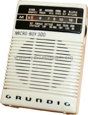 Micro-Boy 300; Grundig Radio- (ID = 1332347) Radio