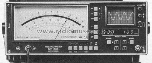 Millivoltmeter MV1000; Grundig Radio- (ID = 435365) Equipment