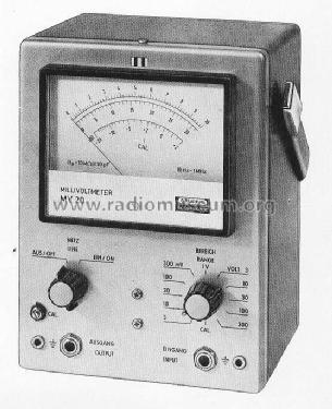 Millivoltmeter MV20; Grundig Radio- (ID = 261293) Equipment