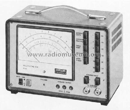 Millivoltmeter MV4; Grundig Radio- (ID = 261300) Equipment