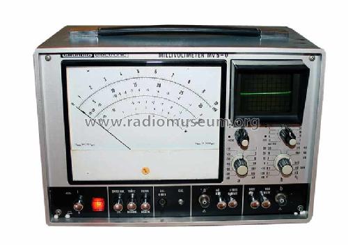 Millivoltmeter mit Oszilloskop MV 5-O ; Grundig Radio- (ID = 1854588) Equipment