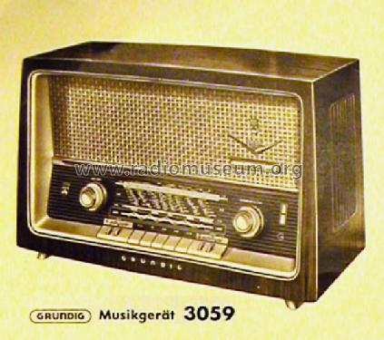 Musikgerät 3059; Grundig Radio- (ID = 491376) Radio