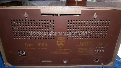 Musikgerät 3160; Grundig Radio- (ID = 1854484) Radio