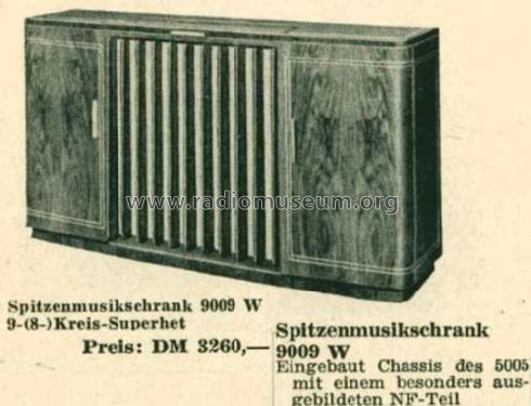 Musikschrank 9009W; Grundig Radio- (ID = 514565) Radio