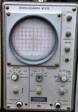 Oszillograph W2/13; Grundig Radio- (ID = 1829536) Equipment