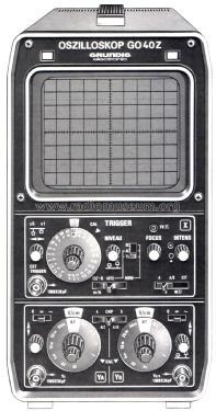 Oszilloskop GO40Z; Grundig Radio- (ID = 2406830) Equipment