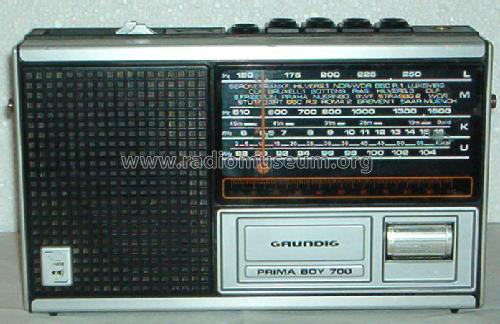 Prima-Boy 700; Grundig Radio- (ID = 253683) Radio