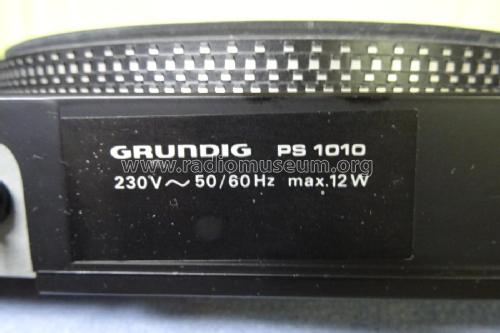 PS1010; Grundig Radio- (ID = 2729847) R-Player