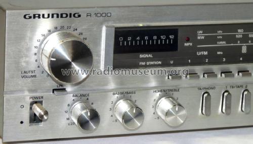 R1000; Grundig Radio- (ID = 1736574) Radio