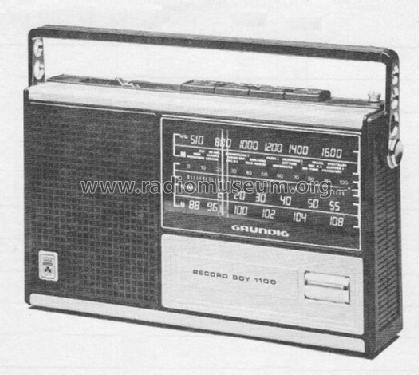 Record-Boy 1100; Grundig Radio- (ID = 82194) Radio