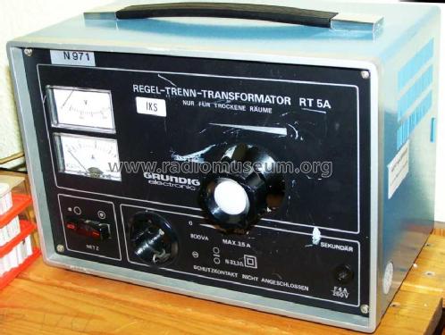 Regel-Trenn-Transformator RT5A; Grundig Radio- (ID = 371237) Equipment