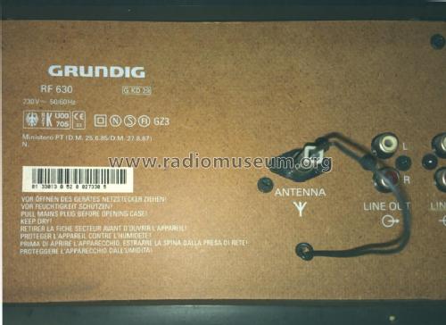 RF630; Grundig Radio- (ID = 1533426) Radio