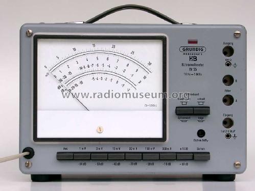 Röhrenvoltmeter RV55; Grundig Radio- (ID = 58735) Equipment