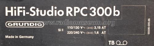 RPC300 a b c; Grundig Radio- (ID = 1254428) Radio