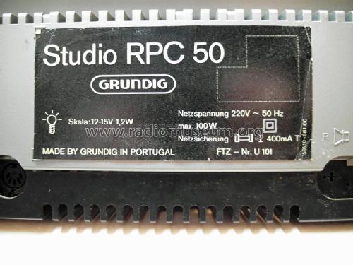 Studio RPC 50 ; Grundig Radio- (ID = 1974740) Radio
