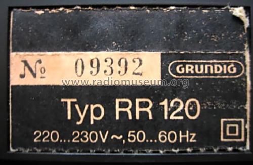 RR120 International; Grundig Radio- (ID = 851321) Radio
