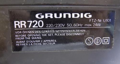 RR720 Professional; Grundig Radio- (ID = 1969441) Radio