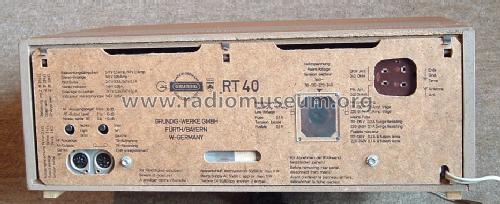 RT40; Grundig Radio- (ID = 111694) Radio