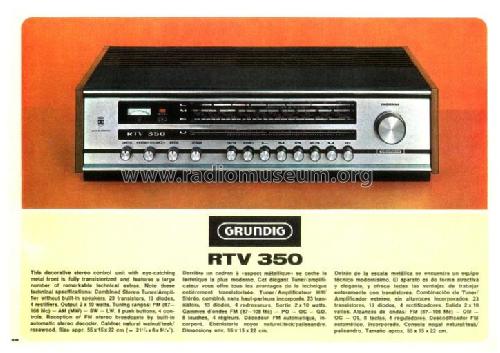 RTV350 Ch= CS350; Grundig Radio- (ID = 90656) Radio