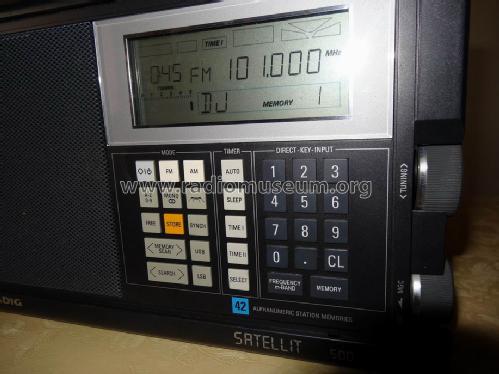 Satellit 500 ; Grundig Radio- (ID = 1587307) Radio
