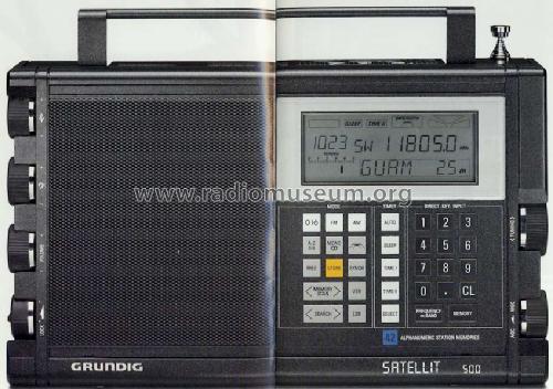Satellit 500; Grundig Radio- (ID = 214912) Radio