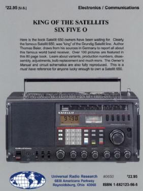 Satellit 650; Grundig Radio- (ID = 496569) Radio
