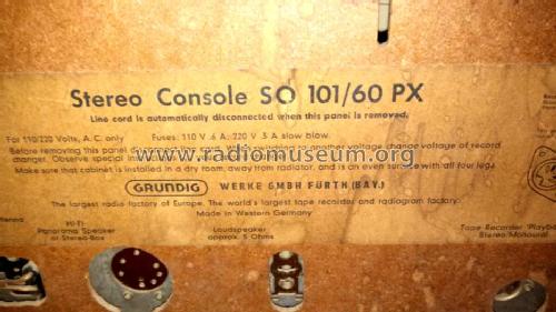 Stereo Console SO101/60PX; Grundig Radio- (ID = 1394074) Radio