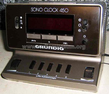 Sono-Clock 450 ; Grundig Radio- (ID = 655345) Radio