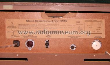 Stereo-Konzertschrank SO101/60; Grundig Radio- (ID = 394519) Radio