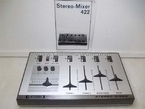 Stereo-Mixer 422; Grundig Radio- (ID = 1607707) Ampl/Mixer