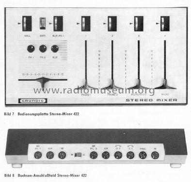 Stereo-Mixer 422; Grundig Radio- (ID = 31434) Ampl/Mixer