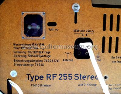 Stereo-Konzertgerät RF255 Ch= CS200; Grundig Radio- (ID = 772065) Radio